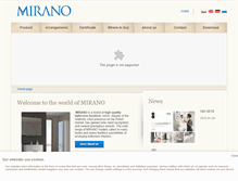 Tablet Screenshot of mirano.pl
